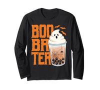 Boo Ba Tea Halloween Boba Bubble Tea Ghost Manche Longue