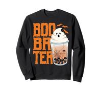 Boo Ba Tea Halloween Boba Bubble Tea Ghost Sweatshirt