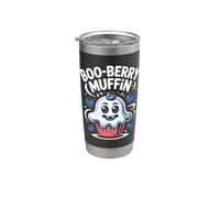 Boo-Berry Muffin mignon myrtille effrayante Gobelet isotherme en acier inoxydable double paroi