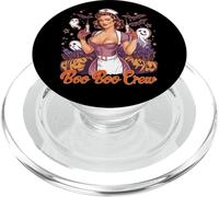 Boo Boo Crew effrayant infirmière Halloween femme fille infirmière PopSockets PopGrip pour MagSafe