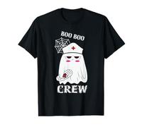 Boo Boo Crew Ghost Nurse Funny Halloween Costume T-Shirt Graphique avec Valeur