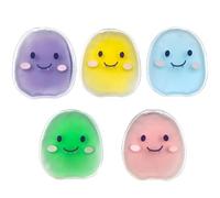 Boo Boo Lot de 5 packs de glace chaude et froide pour soulager la douleur, sacs réutilisables pour blessures d'enfants, fièvre, dents de sagesse, yeux fatigués, maux de tête
