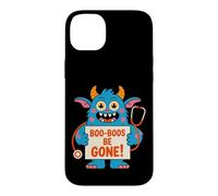 Boo-Boos Be Gone Motif d'infirmière en Forme de Monstre Mignon Coque pour iPhone 14 Plus