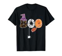 Boo Chapeau de sorcière fantôme Effrayant pour Halloween T-Shirt