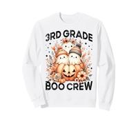 Boo Crew Costume d'halloween fantôme pour enseignante de 3e année Sweatshirt