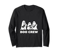Boo Crew Ghost Band, Motif de soirée Musicale Amusant pour Halloween Manche Longue