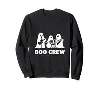 Boo Crew Ghost Band, Motif de soirée Musicale Amusant pour Halloween Sweatshirt