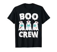 Boo Crew Ghost Nurse Funny Halloween Costume T-Shirt Graphique avec Valeur
