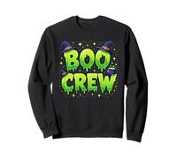 Boo Crew Green Slime Halloween Sorcières Party Assorti Sweatshirt