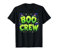 Boo Crew Green Slime Halloween Sorcières Party Assorti T-Shirt
