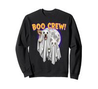 Boo Crew Halloween Dog and Cat Ghost Moon Costume Tee Sweatshirt