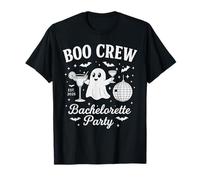 Boo Crew Halloween Enterrement de Vie de Jeune Fille Fantôme Disco T-Shirt