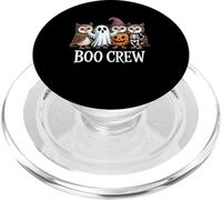 Boo Crew Halloween Hiboux Fantôme Citrouille Sorcière Squelette PopSockets PopGrip pour MagSafe