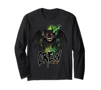 Boo Crew Noir Chat Halloween Chat Vêtements Spooky Manche Longue