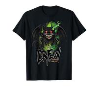 Boo Crew Noir Chat Halloween Chat Vêtements Spooky T-Shirt