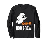 Boo Crew Pumpkin Chase Funny Halloween Fantôme et Citrouilles Manche Longue