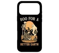 Boo for A Better Earth Nature Lovers Halloween Tree Plantation Coque pour iPhone 17 Pro Max