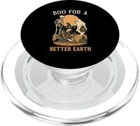Boo for A Better Earth Nature Lovers Halloween Tree Plantation PopSockets PopGrip pour MagSafe