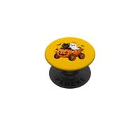 Boo Ghost Carrosse Citrouille pour Chat Effrayant Halloween PopSockets PopGrip Adhésif