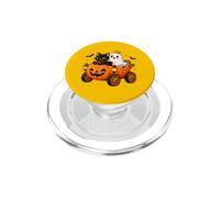 Boo Ghost Carrosse Citrouille pour Chat Effrayant Halloween PopSockets PopGrip pour MagSafe