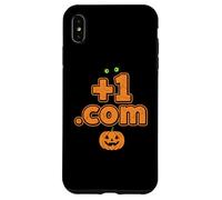 Boo Halloween +1 Plus One Dot COM Country Code Coque pour iPhone XS Max