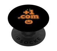 Boo Halloween +1 Plus One Dot COM Country Code PopSockets PopGrip Adhésif