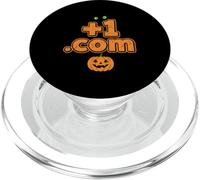Boo Halloween +1 Plus One Dot COM Country Code PopSockets PopGrip pour MagSafe