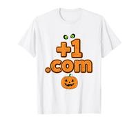 Boo Halloween +1 Plus One Dot COM Country Code T-Shirt
