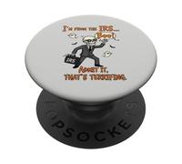 Boo-Halloween, Bureau des finances, Agent Boo-IRS Köstüm, Halloween PopSockets PopGrip Adhésif