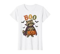 Boo Halloween Raton Laveur Vampire Mignon Tour ou friandise T-Shirt Graphique avec Valeur