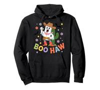Boo Haw Cowboy Ghost Chemise Western Halloween Cactus Mignon Sweat à Capuche