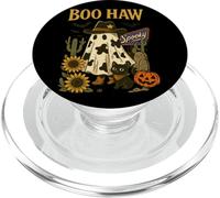 Boo Haw - Fantôme occidental effrayant pour Halloween PopSockets PopGrip pour MagSafe