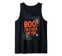 Boo I'm Stuck on You Spider Webs Halloween Débardeur