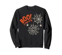 Boo I'm Stuck on You Spider Webs Halloween Sweatshirt