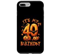 Boo It's My 40th Birthday Halloween Pumpkin 40 Years Old Coque pour iPhone 7 Plus/8 Plus