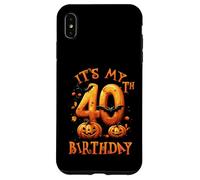 Boo It's My 40th Birthday Halloween Pumpkin 40 Years Old Coque pour iPhone XS Max