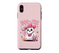 Boo JEE Costume de Citrouille Effrayant Mignon Vache fantôme Rose Halloween Coque pour iPhone XS Max
