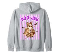 Boo-JEE Fantôme Imprimé Léopard Halloween Spooky Sweat à Capuche