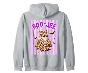 Boo-JEE Fantôme Imprimé Léopard Halloween Spooky Sweat à Capuche