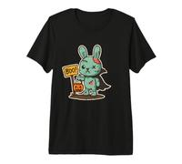 Boo Lapin Zombie avec Cape T-Shirt Haut de Gamme