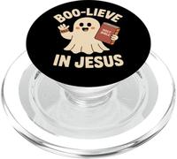 Boo-Lieve in Jesus - Christianisme chrétien d'halloween PopSockets PopGrip pour MagSafe