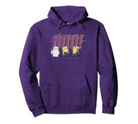 Boo Minions Halloween Merch Designs Célébration Fun Sweat à Capuche, Unisexe pour Adultes, Violet, M