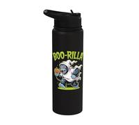 Boo-Rilla Gorilla Ghost Pumpkin Fun Stainless Steel Insulated Water Bottle