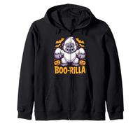 Boo-Rilla Halloween Gorilles Citrouilles Sweat à Capuche