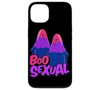 Boo Sexual Bisexual Ghost Pair Word Game for Halloween Coque pour iPhone 13
