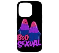 Boo Sexual Bisexual Ghost Pair Word Game for Halloween Coque pour iPhone 14 Pro