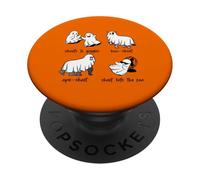 Boo-Sheet Draps de Singe & Giggles Hits The Fan Ghost Meme PopSockets PopGrip Adhésif