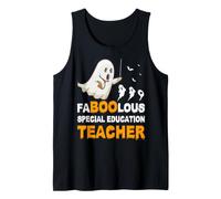 Boo Teacher Funny Ghost Halloween Teachers Costume Débardeur