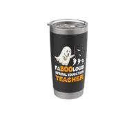 Boo Teacher Funny Ghost Halloween Teachers Costume Gobelet isotherme en acier inoxydable double paroi