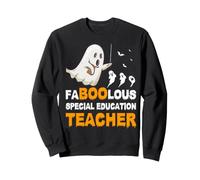 Boo Teacher Funny Ghost Halloween Teachers Costume Sweatshirt